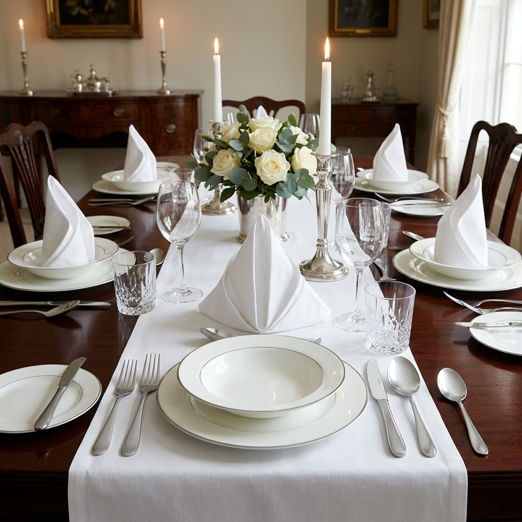 Henley Stainless Steel Cutlery Set – 16 Piece Dining Set (18/0 Stainless Steel)