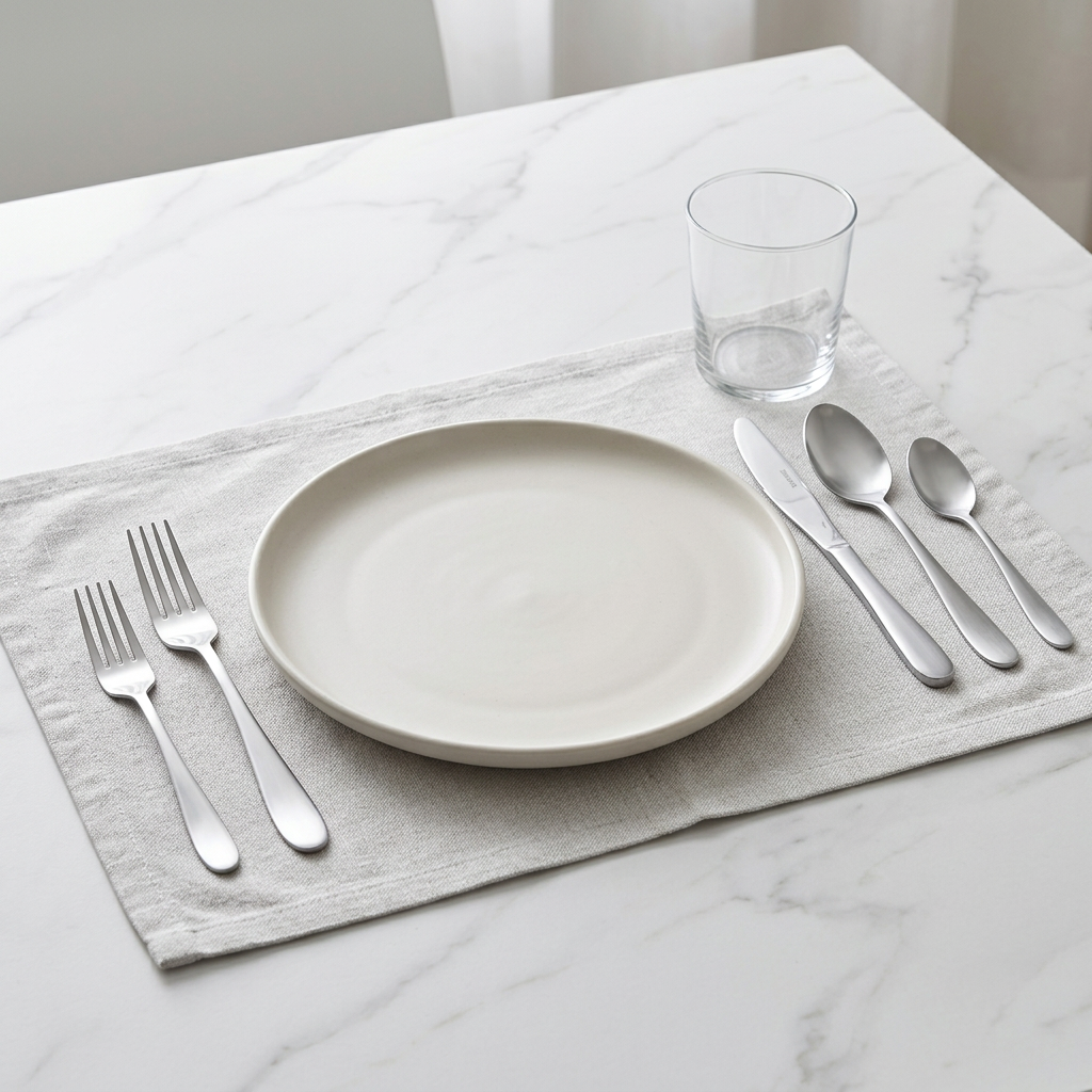 Henley Stainless Steel Cutlery Set – 16 Piece Dining Set (18/0 Stainless Steel)