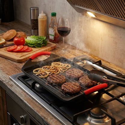 Non-Stick Grill Plate – Induction Griddle Pan for Hob