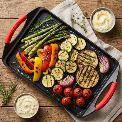 Non-Stick Grill Plate – Induction Griddle Pan for Hob