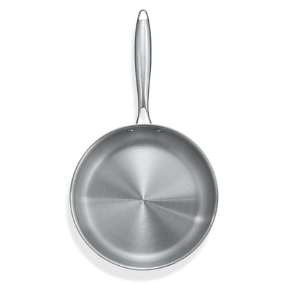 Tri-Ply Stainless Steel Frying Pan – Professional Induction Skillet (24cm & 28cm)