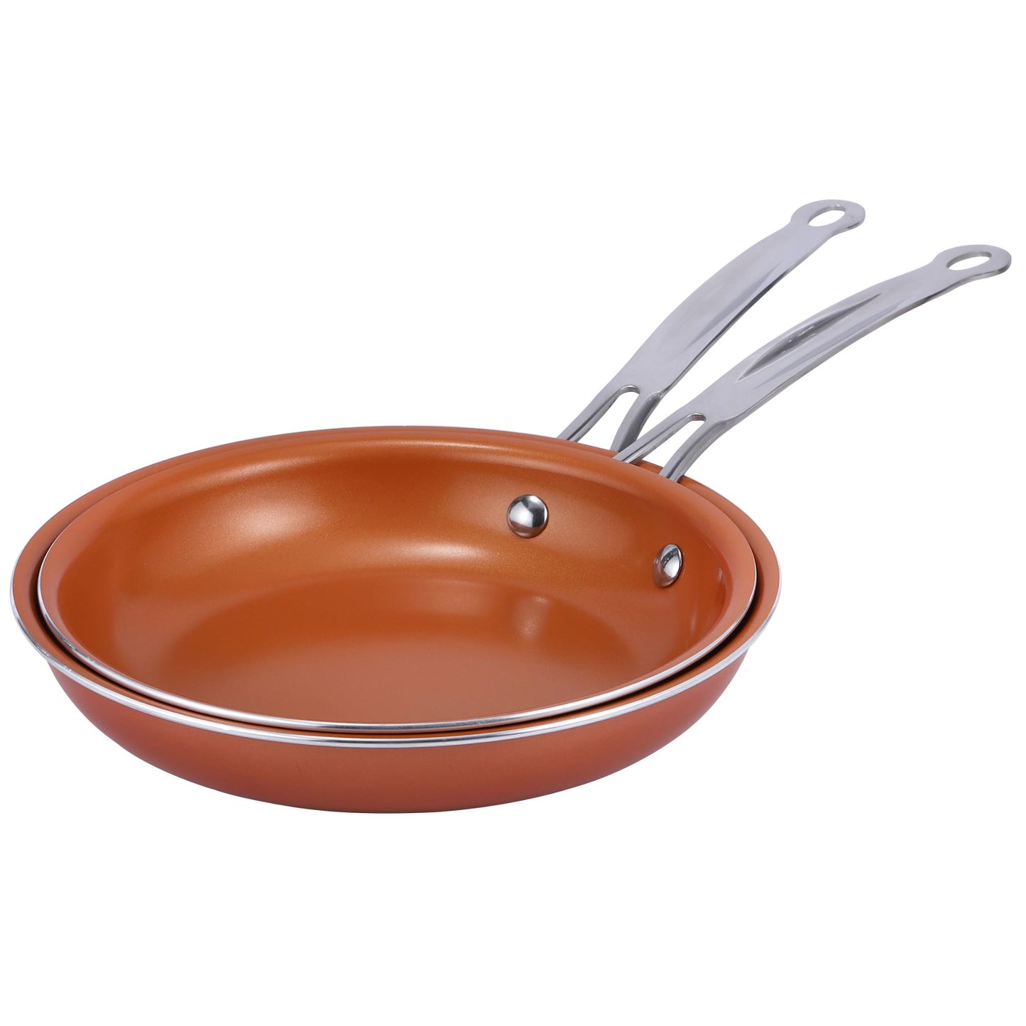 Copper Ceramic Non-Stick Frying Pan Set & Individual Pans – Induction (20cm & 22cm Set, 24cm, 30cm)