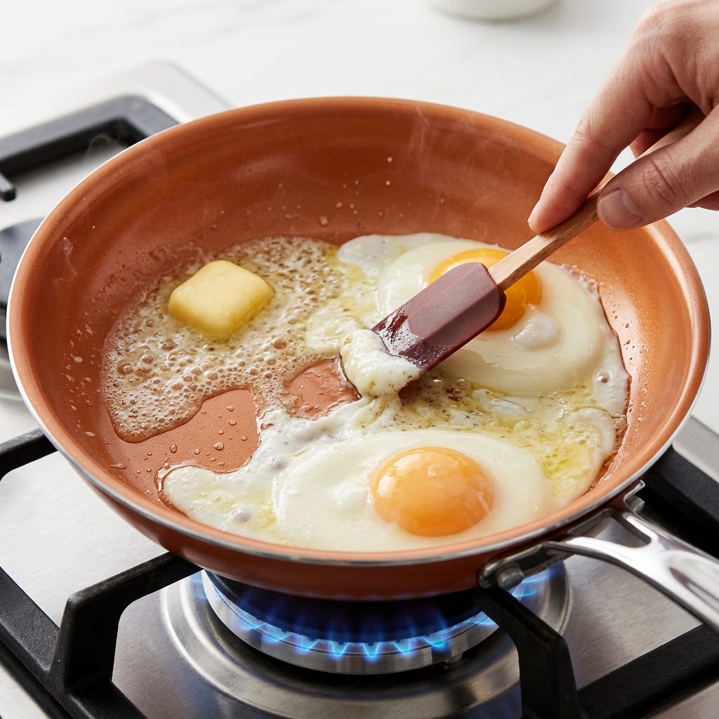 Copper Ceramic Non-Stick Frying Pan Set & Individual Pans – Induction (20cm & 22cm Set, 24cm, 30cm)