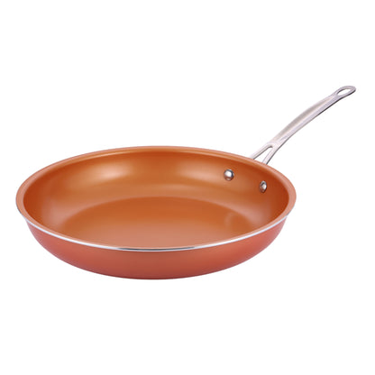 Copper Ceramic Non-Stick Frying Pan Set & Individual Pans – Induction (20cm & 22cm Set, 24cm, 30cm)