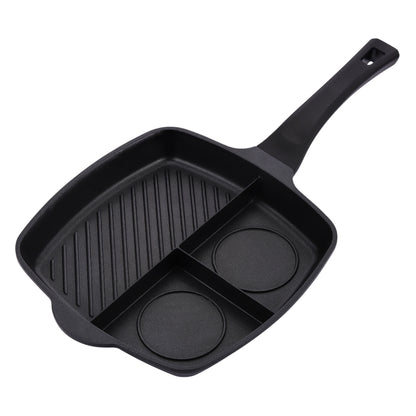 Non-Stick Sectional Grill & Griddle Pan – Induction Multi-Section Cooking Pan (1, 2, 3 & 5 Sections)